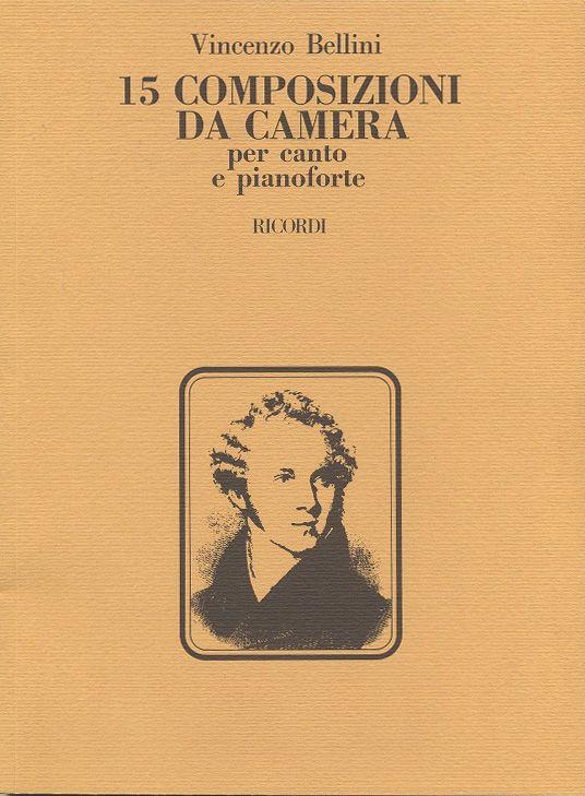 15 Composizioni Da Camera - Per canto e pianoforte - soprán a klavír